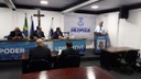 Sessão teve a presença de representantes do Poder Executivo. 