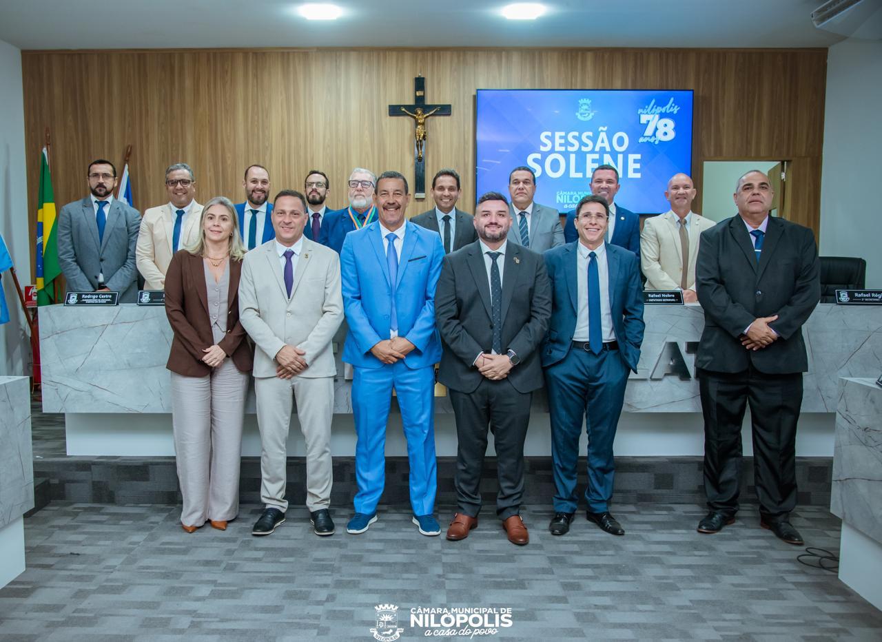 Sessão Solene em comemoração aos 78 anos de Nilópolis.
