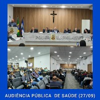 Câmara realiza Audiência Pública de Saúde (27/09)