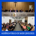 Resumo da Audiência Pública realizada na manhã dessa Terça-feira (28/02/2023), no Plenário da Câmara Municipal de Nilópolis sobre Saúde.