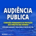 A Audiência acontecerá no dia 25 de Abril de 2023, às 18h. Leia na matéria: