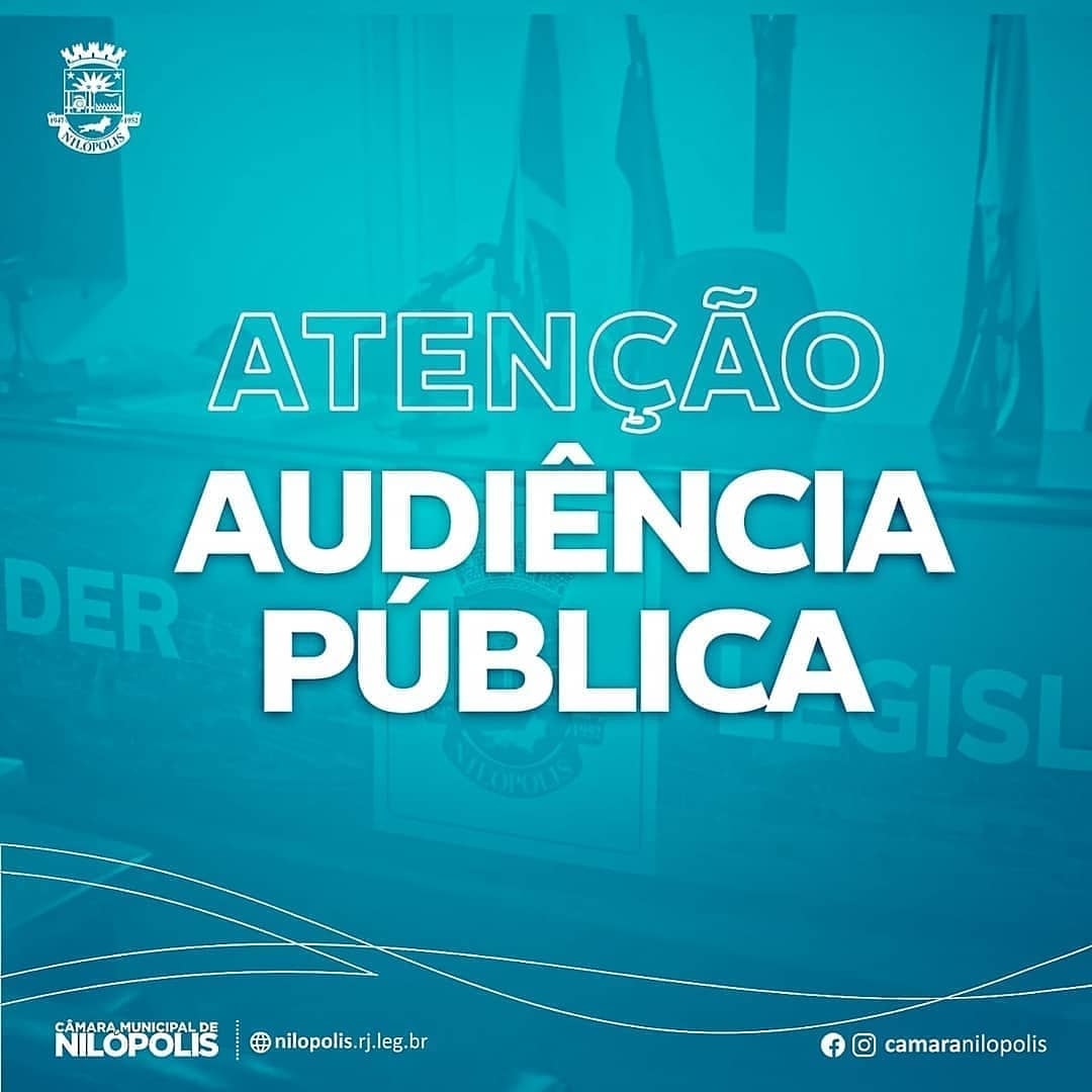 Câmara fará Audiências Públicas na próxima quinta-feira (24/02)