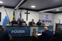 Em Sessão histórica, vereadores aprovam Projeto de Lei do Executivo autorizando o Município de Nilópolis a participar do Consórcio  Público, formado pela Frente Nacional de Prefeitos (FNP), para compra de vacinas.