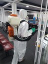 Câmara recebe sua quarta Sanitização, um procedimento de higienização, que faz parte de um conjunto de medidas de combate a Covid-19.