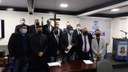 A 3º Sessão Ordinária da Câmara Municipal contou com a presença do prefeito Abraãozinho David, que acompanhou os trabalhos, junto com o público presente na galeria da Câmara.
