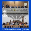 Sessão Ordinária 28/11/22 e posse do Vereador Flávio Vergueiro