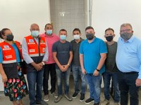Vereadores acompanham a chegada da vacina em Nilópolis