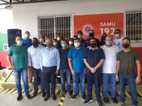 Vereadores acompanham inauguração da nova base SAMU-Nilópolis
