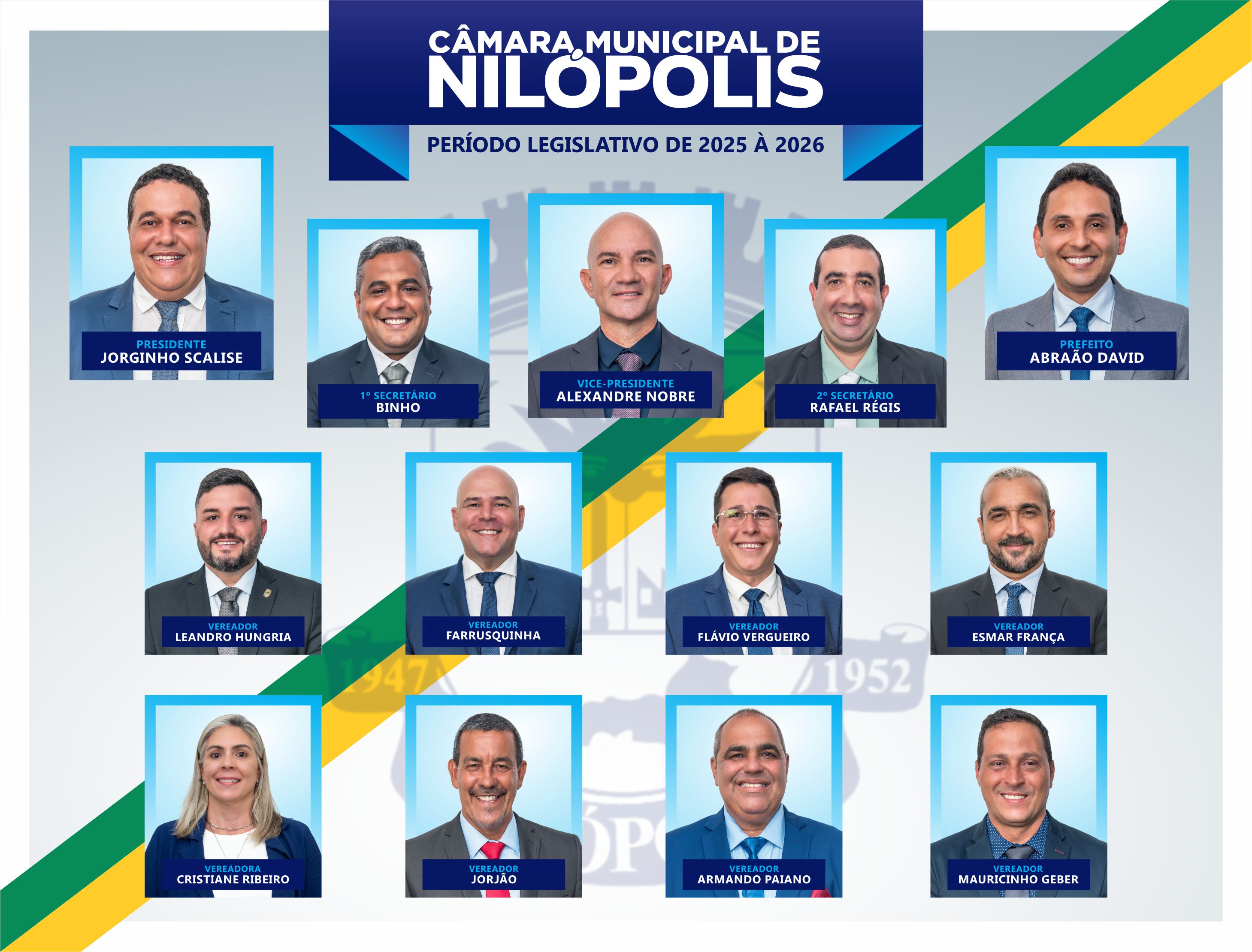 NOVA LEGISLATURA PARA O PERÍODO 2025 À 2028
